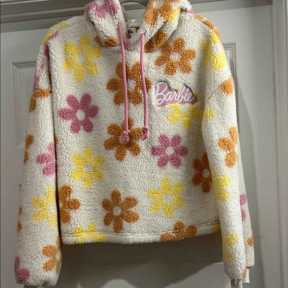 Barbie Cozy Floral Sherpa Pullover